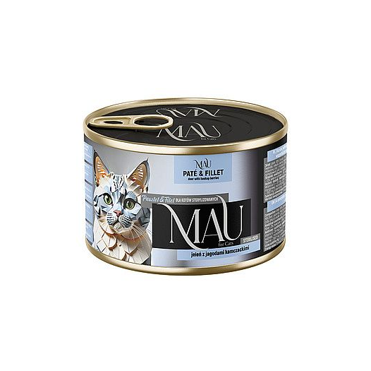 MAU Paté & Fillet konzerva s jelením mäsom a zemolezom 185 g