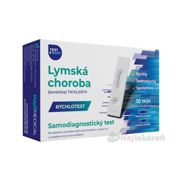 MAXIMEDICAL Rýchlotest Lymská choroba samodiagnostický test z krvi 1 set