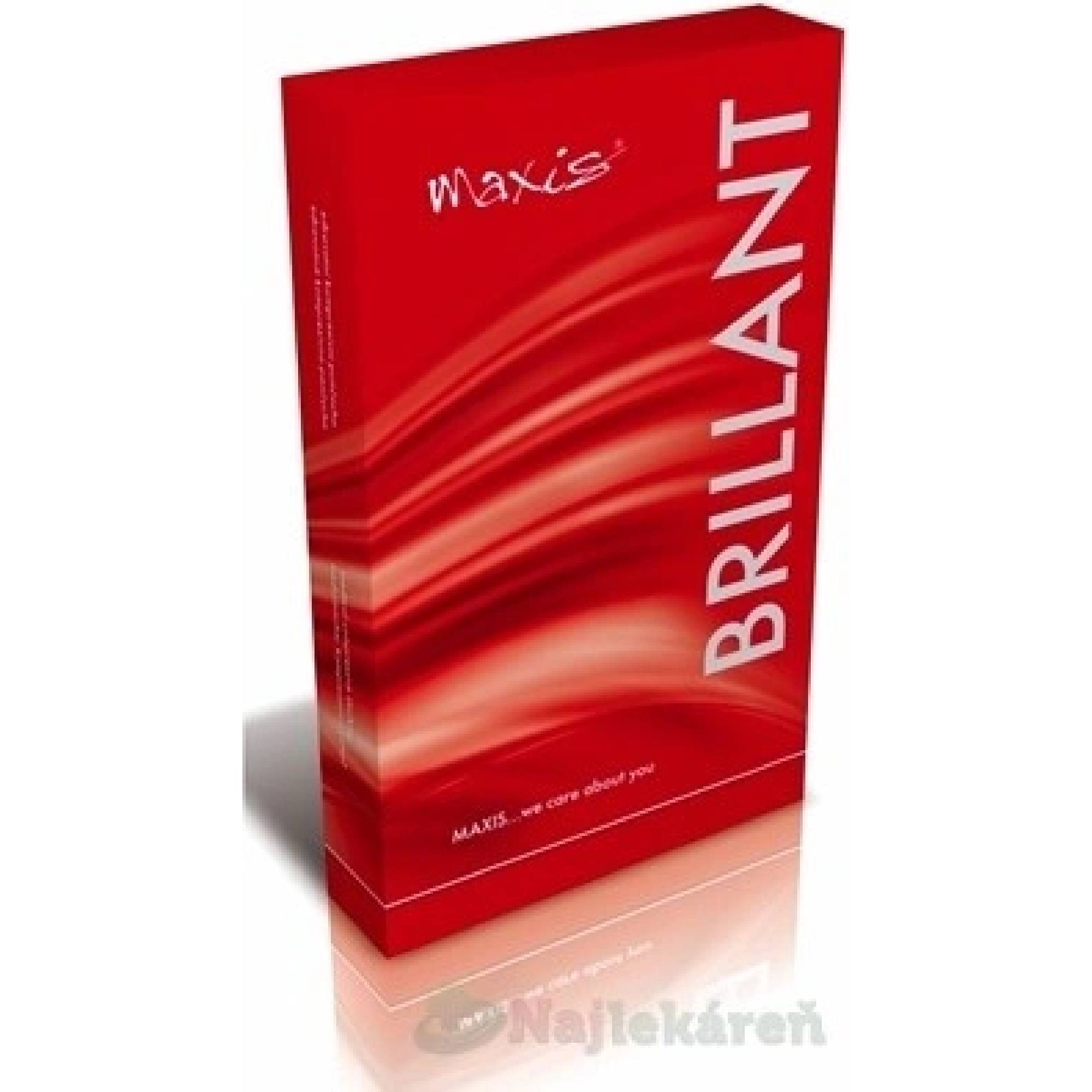 MAXIS Brillant stehenné pančuchy nekĺzavé 5 N so špicou krajka bronz