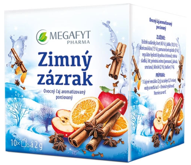MEGAFYT Zimný zázrak ovocný čaj aromatizovaný porciovaný 10x2g kúpite na Najlekaren.eu