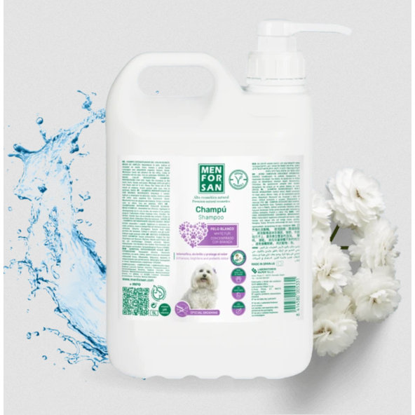 MEN FOR SAN šampón pre psov s bielou srsťou 5L