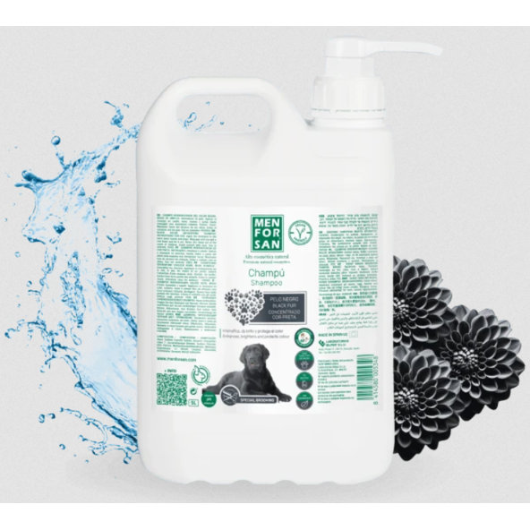 MEN FOR SAN šampón pre psy s čiernou srsťou 5000ml