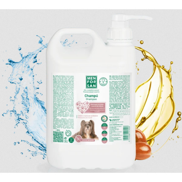 MEN FOR SAN šampón s lanolínom a argánovým olejom pre psy 5000ml