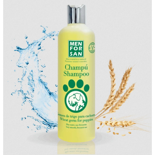 MEN FOR SAN šampón s výťažkom z pšeničných klíčkov pre štenatá 300ml