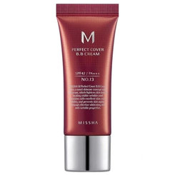 MISSHA M BB krém Perfect Cover Bright Beige 13 PA+++ SPF 42 20ml