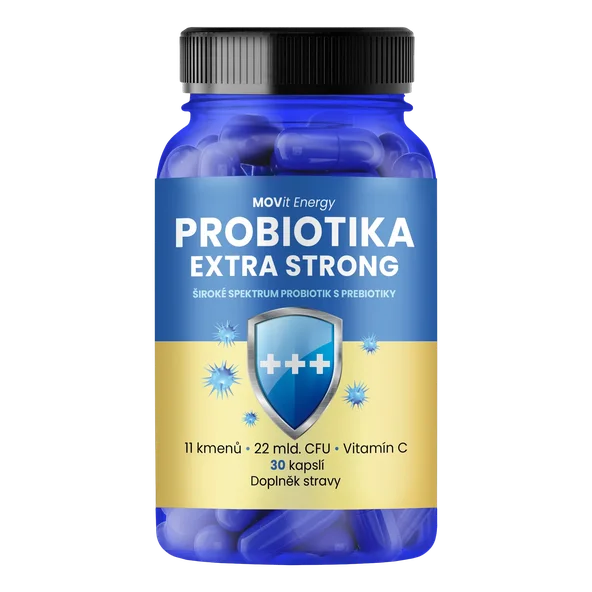 MOVit Energy Probiotiká Extra Strong 30 kapsúl