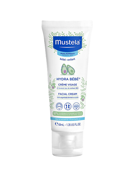 MUSTELA Hydratačný krém na tvár pre deti 0m+ 40ml