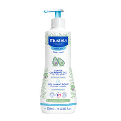 MUSTELA Jemný čistiaci telový a vlasový gél pre deti 0m+ 500ml