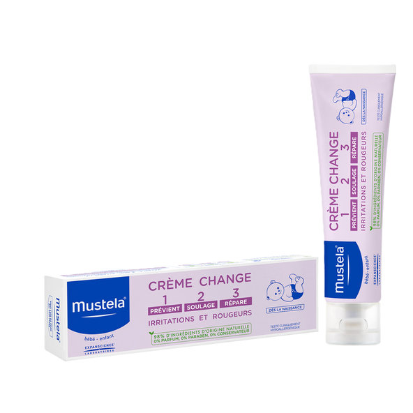 MUSTELA Krém proti zapareninám pri prebaľovaní 0m+ 100ml