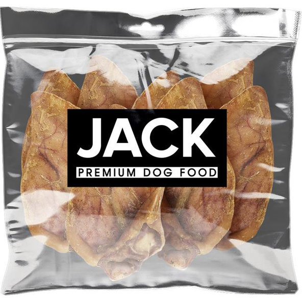 Maškrta pre psy Jack bravčové uši XXL balenie 400g