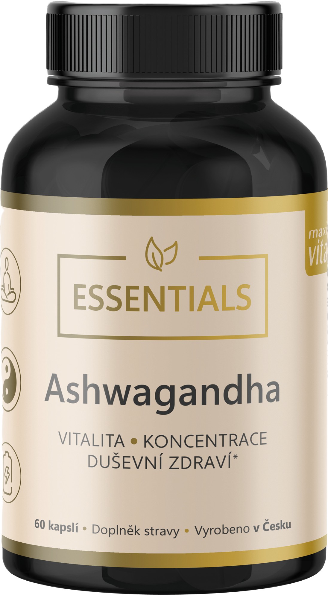 Maxi Vita ESSENTIALS Ashwagandha 60 kapsúl kúpite na Najlekaren.eu