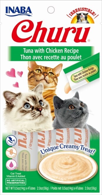 Churu Cat Purée Tuna with Chicken 4 x 14 g