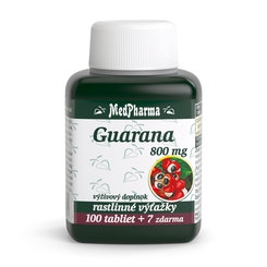 MedPharma GUARANA 800MG tablety 100+7 zadarmo