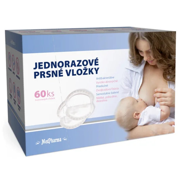 MedPharma JEDNORAZOVÉ PRSNÉ VLOŽKY 60 ks