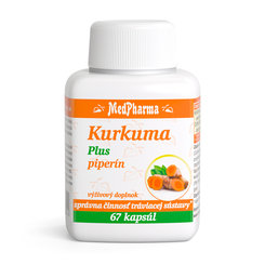 MedPharma Kurkuma Plus piperín 67 kapsúl