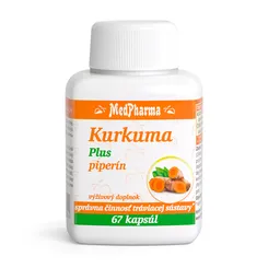 MedPharma Kurkuma Plus piperín 67 kapsúl