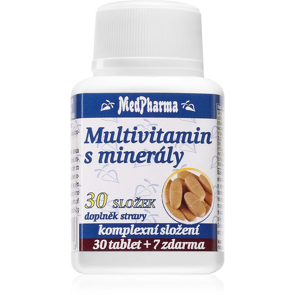 MedPharma MULTIVITAMÍN S MINERÁLMI 30 ZLOŽIEK 37 tabliet