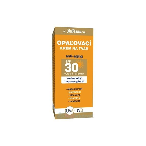 MedPharma OPAĽOVACÍ KRÉM NA TVÁR SPF 30 anti-aging 50 ml