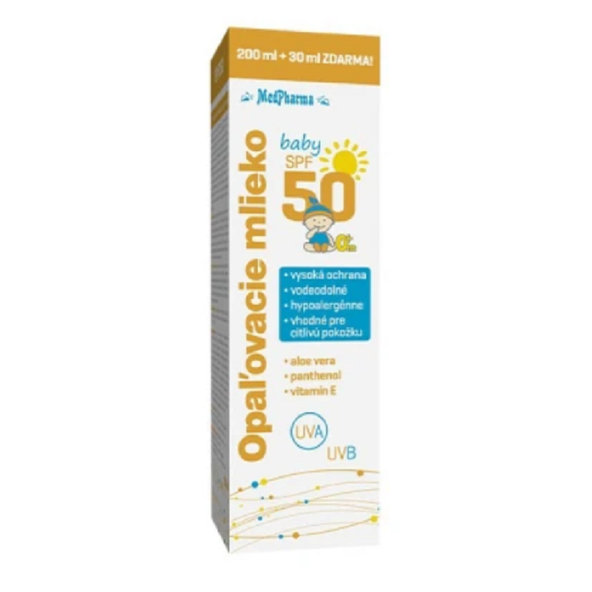 MedPharma OPAĽOVACIE MLIEKO SPF 30 200+30 ml zdarma