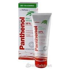 MedPharma PANTHENOL 10% TELOVÉ MLIEKO Sensitive s Aloe vera 200+30 ml zadarmo