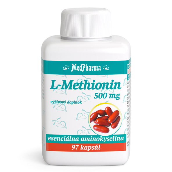 Medpharma L-Methionin 500 mg 97 kapsúl