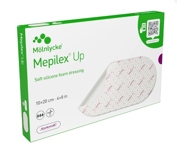 Mepilex Up 10x20cm obväz penový silikónový 5 ks 212200