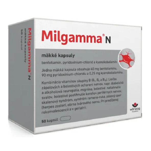 Milgamma N proti bolesti chrbta 50tbl