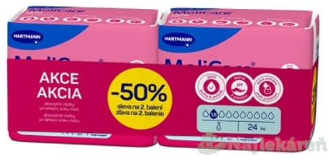 MoliCare Premium lady pad 1,5 kvapky DUOPACK inkontinenčné vložky (zľava -50% na 2. balenie) kúpite na Najlekaren.eu
