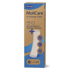 MoliCare X-Change Pads vymeniteľné inkontinenčné vložky 20 ks
