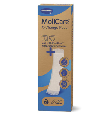 E-shop MoliCare X-Change Pads vymeniteľné inkontinenčné vložky 20 ks