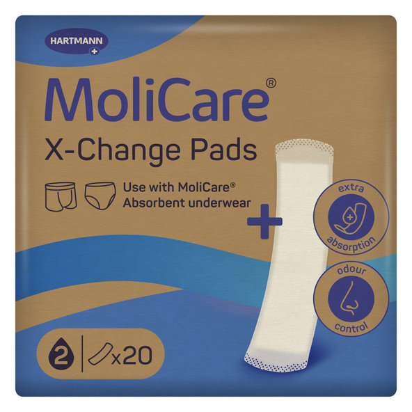 MoliCare X-Change Pads vymeniteľné inkontinenčné vložky 20 ks