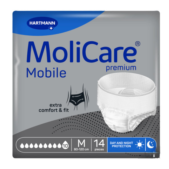 Molicare Premium Mobile 10 kvapiek M 14 ks