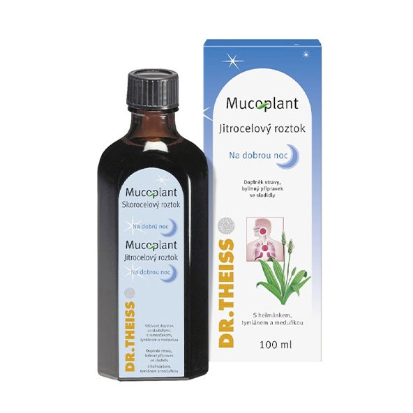 Mucoplant Skorocelový roztok Na dobrú noc 250ml