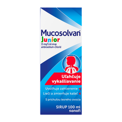 Mucosolvan Junior sirup 15 mg/5 ml 100 ml