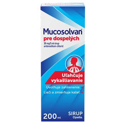Mucosolvan sirup pre dospelých 1200 mg, 200 ml