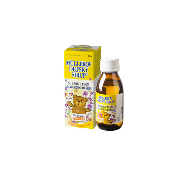 MÜLLEROV DETSKÝ SIRUP so skorocelom a materinou dúškou 245 ml