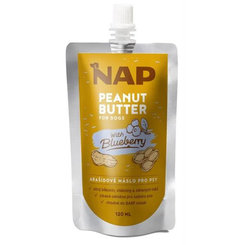 NAP Arašidové maslo pre psy - čučoriedka 120 ml