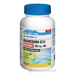 NATUREVIA MAGNESIUM BCM ORGANIC + B6 90x800mg