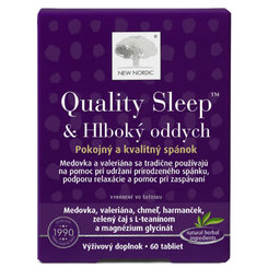 NEW NORDIC Quality Sleep & Hlboký oddych 60 tabliet