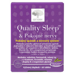 NEW NORDIC Quality Sleep & Pokojné nervy 60 tabliet