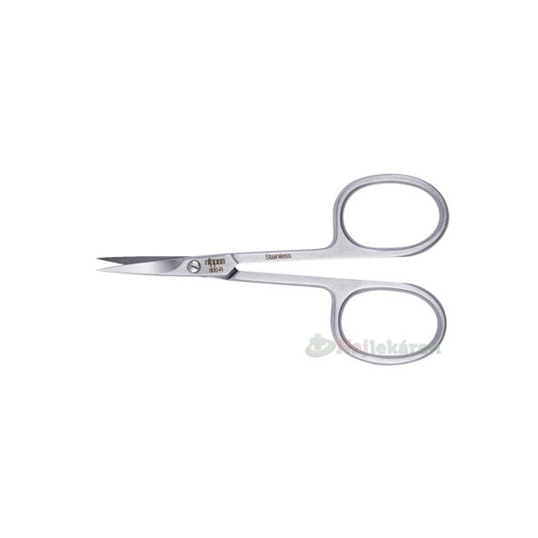 NIPPES nerezové nožničky na kožu zahnuté 9cm