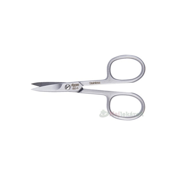 NIPPES nerezové nožničky na nechty, zahnuté 9cm