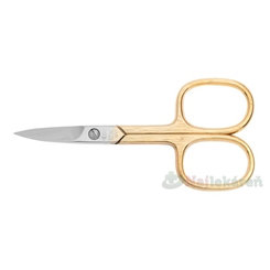 NIPPES pozlátené nožničky na nechty zahnuté 9cm