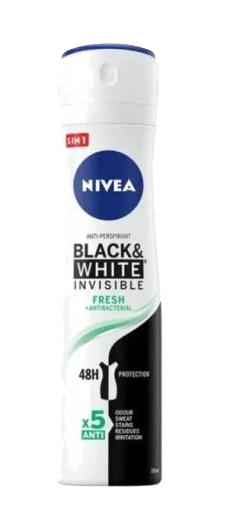 NIVEA Black & White antiperspirant Invisible Fresh 150 ml