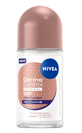 NIVEA Derma Control Clinical guľôčkový antiperspirant 50 ml