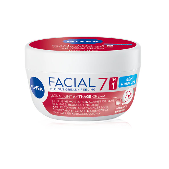 NIVEA Facial 7v1 denný krém proti vráskam 100 ml