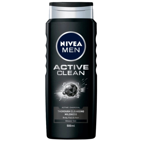 NIVEA MEN Active Clean sprchový gél 500 ml