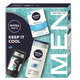 NIVEA MEN Box Cooling s balzamom darčeková sada