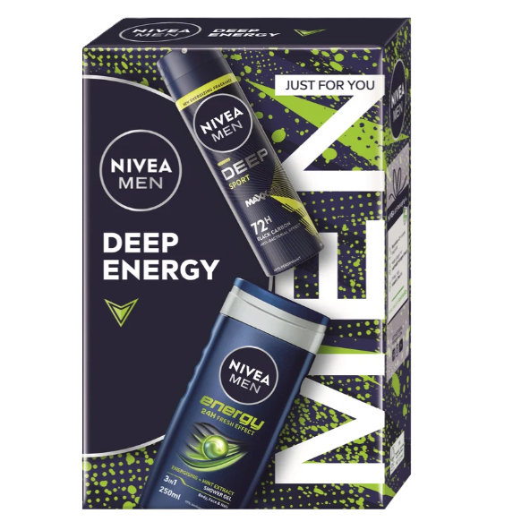 NIVEA MEN Box Deo Sport darčeková sada