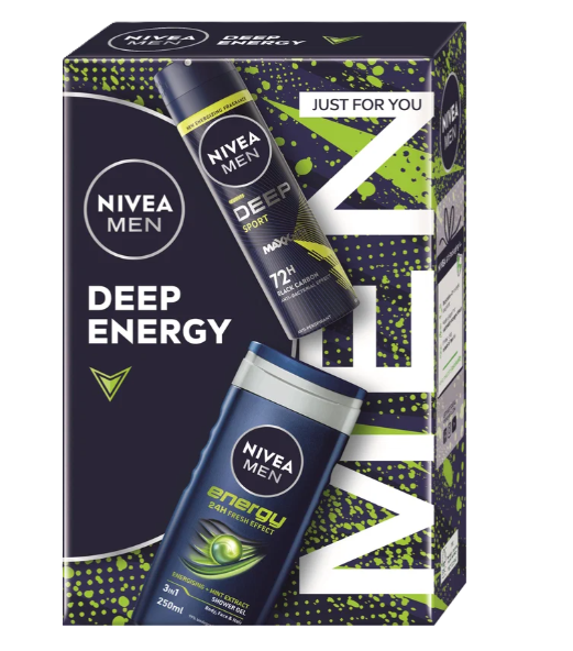 NIVEA MEN Box Deo Sport darčeková sada